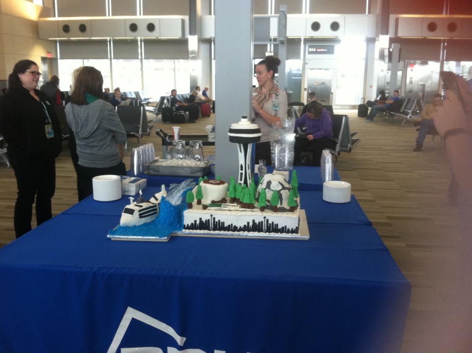 Sweet Cherry Bakery Creates Custom Cake for Alaska Airlines Flight from